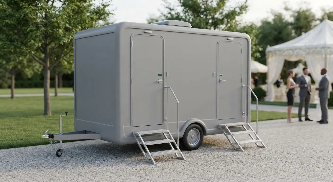 2 Stall Restroom Trailer in Fullerton, CA
