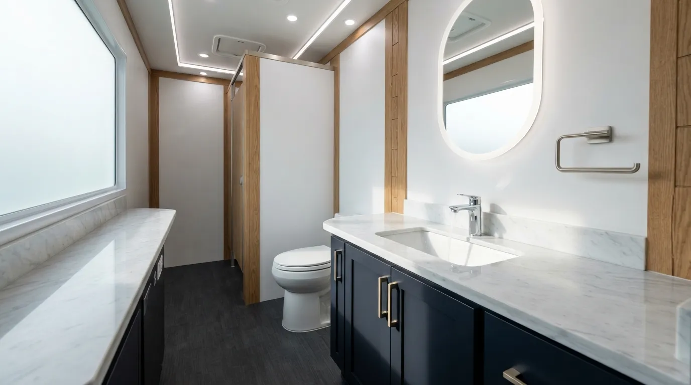 Luxury Restroom Trailer in Fullerton, CA