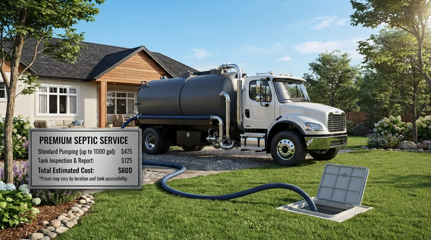 Septic Tank Pumping Cost in Fullerton, CA